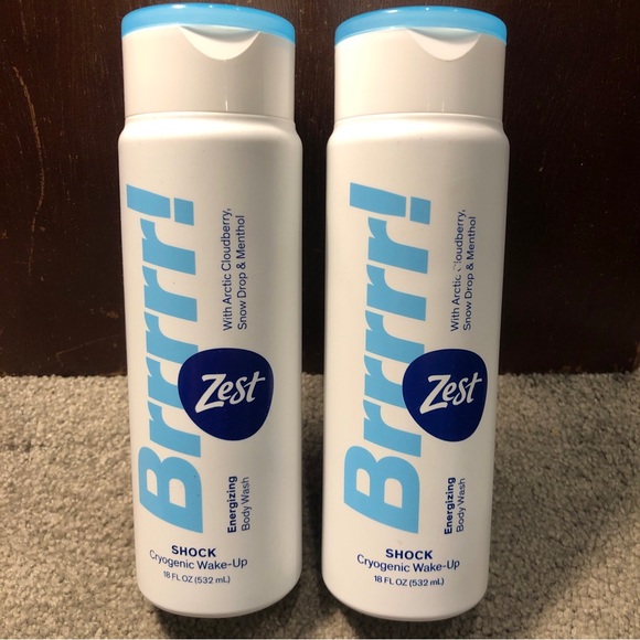 X2 Zest Brrrrr! Shock Cryogenic Wake Up Energizing Body Wash Cloudberry 18oz